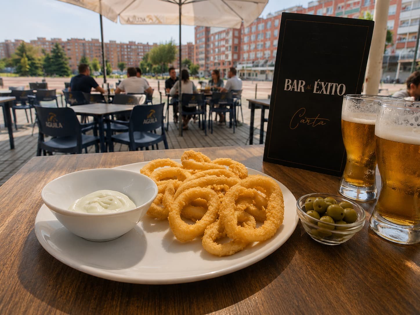 tapas en Burgos Calamares- bar al éxito